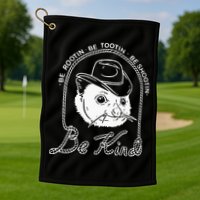 Be Rootin Be Tootin Be Shootin Be Kind Cowboy Opossum Lover Golf Towel