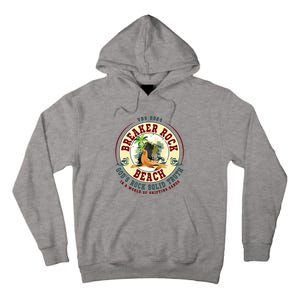 Breaker Rock Beach Gods Rock Solid Truth In A World Vbs Tall Hoodie