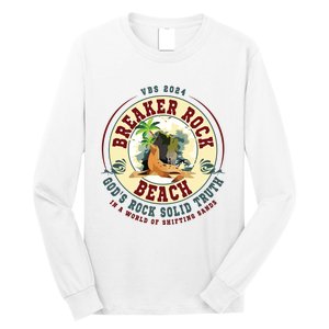 Breaker Rock Beach Gods Rock Solid Truth In A World Vbs Long Sleeve Shirt