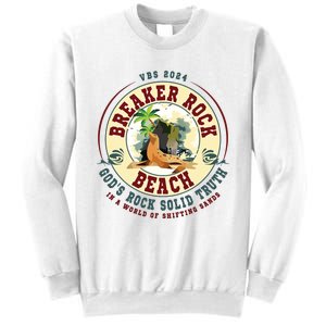 Breaker Rock Beach Gods Rock Solid Truth In A World Vbs Sweatshirt