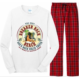 Breaker Rock Beach Gods Rock Solid Truth In A World Vbs Long Sleeve Pajama Set