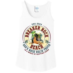 Breaker Rock Beach Gods Rock Solid Truth In A World Vbs Ladies Essential Tank