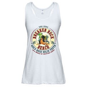 Breaker Rock Beach Gods Rock Solid Truth In A World Vbs Ladies Essential Flowy Tank