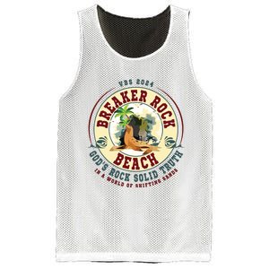 Breaker Rock Beach Gods Rock Solid Truth In A World Vbs Mesh Reversible Basketball Jersey Tank