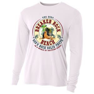 Breaker Rock Beach Gods Rock Solid Truth In A World Vbs Cooling Performance Long Sleeve Crew