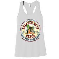 Breaker Rock Beach Gods Rock Solid Truth In A World Vbs Women's Racerback Tank