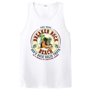 Breaker Rock Beach Gods Rock Solid Truth In A World Vbs PosiCharge Competitor Tank