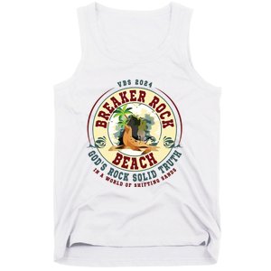 Breaker Rock Beach Gods Rock Solid Truth In A World Vbs Tank Top