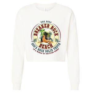 Breaker Rock Beach Gods Rock Solid Truth In A World Vbs Cropped Pullover Crew