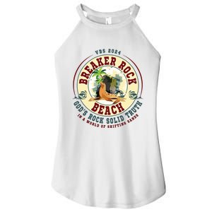 Breaker Rock Beach Gods Rock Solid Truth In A World Vbs Women's Perfect Tri Rocker Tank