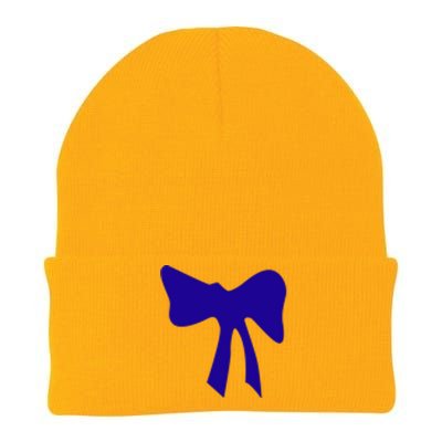 Blue Ribbon Knit Cap Winter Beanie