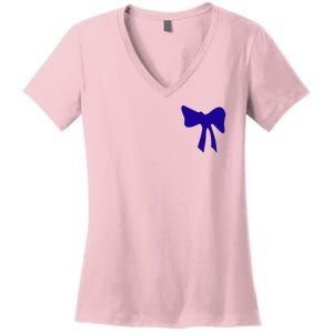 Blue Ribbon Women's V-Neck T-Shirt