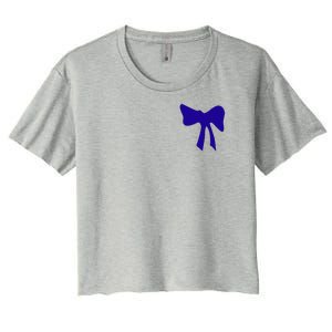 Blue Ribbon Women's Crop Top Tee