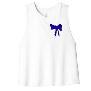 Blue Ribbon Women's Racerback Cropped Tank