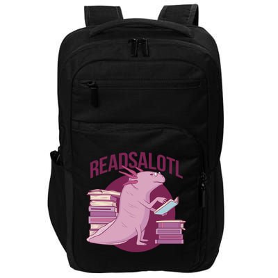 BookLover Readsalotl Bookworm Gift Impact Tech Backpack