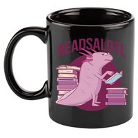 BookLover Readsalotl Bookworm Gift 11oz C Handle Ceramic Mug