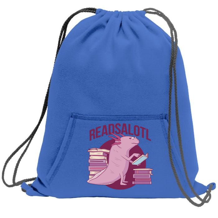 BookLover Readsalotl Bookworm Gift Sweatshirt Cinch Pack Bag