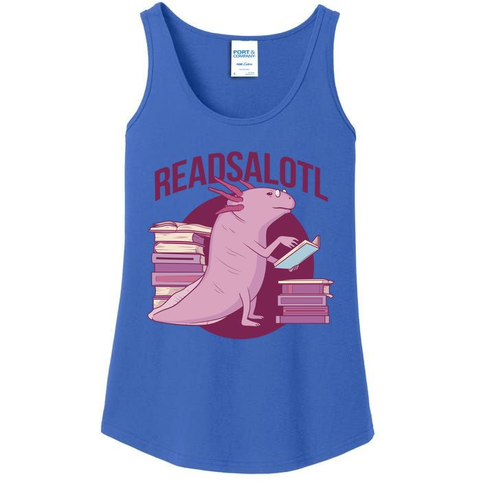 BookLover Readsalotl Bookworm Gift Ladies Essential Tank