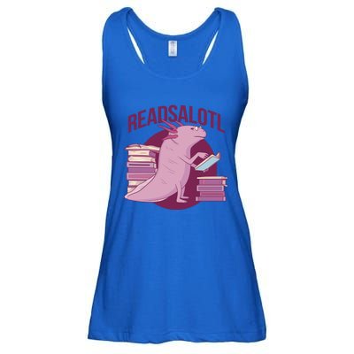 BookLover Readsalotl Bookworm Gift Ladies Essential Flowy Tank