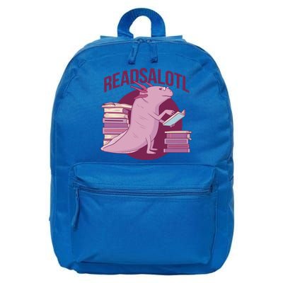 BookLover Readsalotl Bookworm Gift 16 in Basic Backpack