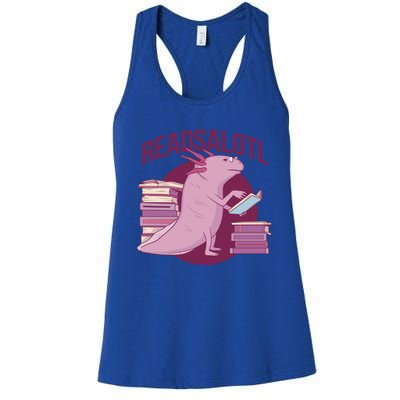 BookLover Readsalotl Bookworm Gift Women's Racerback Tank