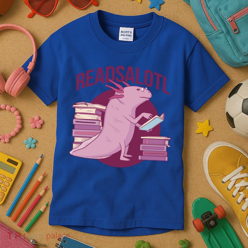 BookLover Readsalotl Bookworm Gift Kids T-Shirt