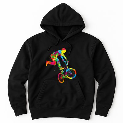 BMX Rider Bike Bicycle Stunt Racing Kids Hoodie