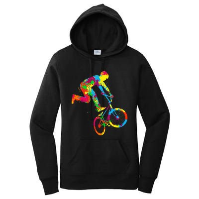 BMX Rider Bike Bicycle Stunt Racing Kids Women's Pullover Hoodie