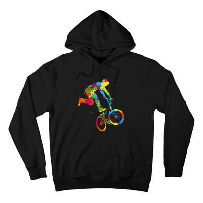 BMX Rider Bike Bicycle Stunt Racing Kids Tall Hoodie