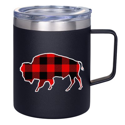 Buffalo Red Buffalo Plaid Tamaraw Matching Pj Family Gift 12oz Stainless Steel Coffee Mug