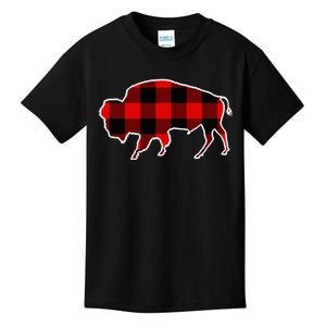 Buffalo Red Buffalo Plaid Tamaraw Matching Pj Family Gift Kids T-Shirt