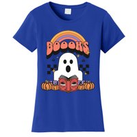 Booooks Reading Books Sarcastic Halloween Costume Boo Read Gift Women's T-Shirt