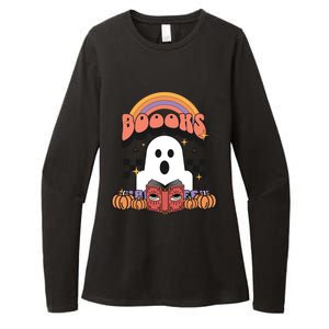 Booooks Reading Books Sarcastic Halloween Costume Boo Read Cool Gift Womens CVC Long Sleeve Shirt