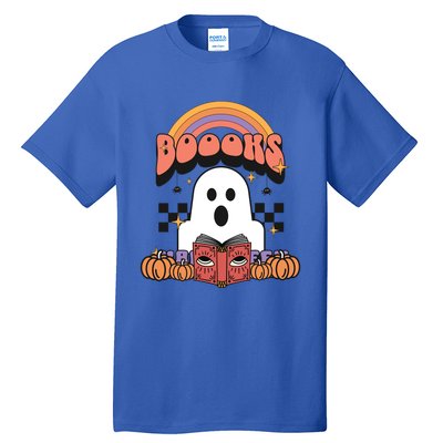 Booooks Reading Books Sarcastic Halloween Costume Boo Read Cool Gift Tall T-Shirt