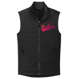 Busy Raising Ballers Baseball Mom And Parent Sports Great Gift Collective Smooth Fleece Vest