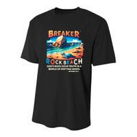 Breaker Rock Beach Christian GodS Rocksolid Truth Vbs 2024 Youth Performance Sprint T-Shirt