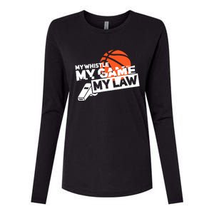 Basketball Referee - Basketballer Hoops Basketball Ref Womens Cotton Relaxed Long Sleeve T-Shirt