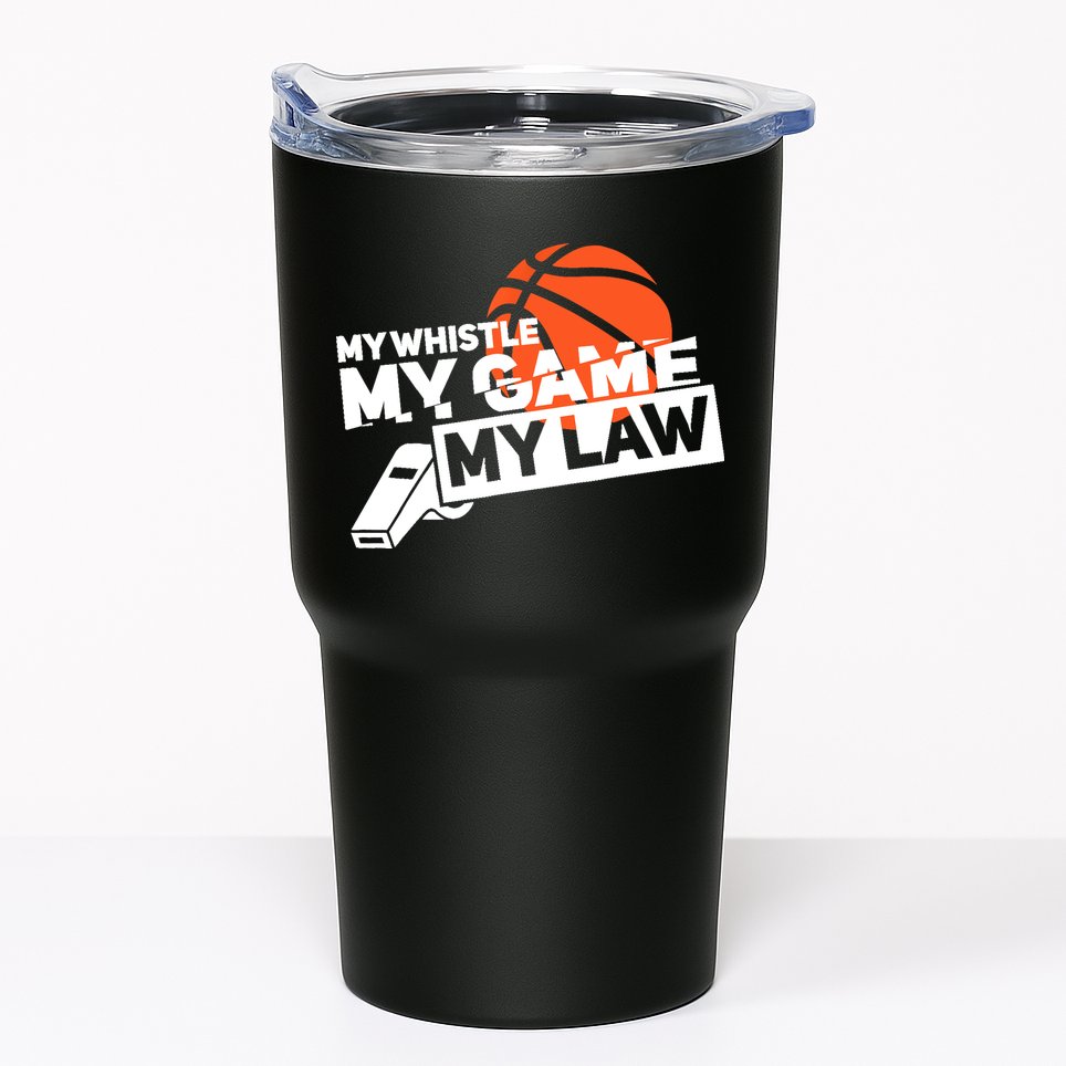 Basketball Referee - Basketballer Hoops Basketball Ref Tumbler