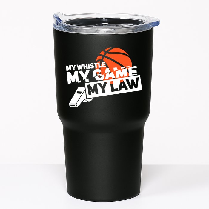 Basketball Referee - Basketballer Hoops Basketball Ref Tumbler