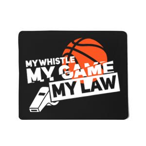 Basketball Referee - Basketballer Hoops Basketball Ref Mousepad