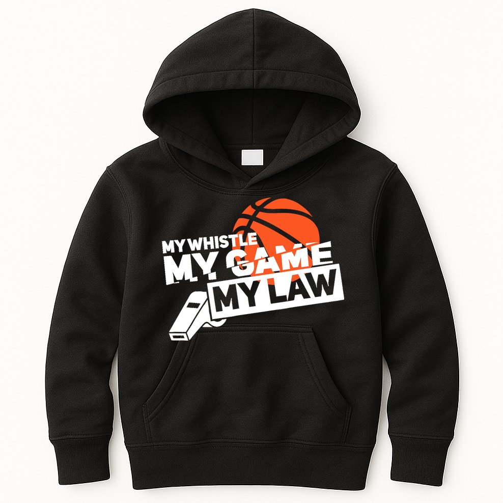 Basketball Referee - Basketballer Hoops Basketball Ref Kids Hoodie
