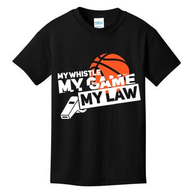 Basketball Referee - Basketballer Hoops Basketball Ref Kids T-Shirt
