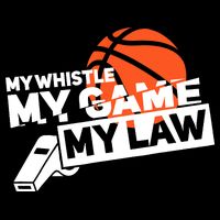 Basketball Referee - Basketballer Hoops Basketball Ref Zip Tote Bag