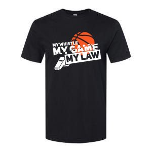 Basketball Referee - Basketballer Hoops Basketball Ref Softstyle® CVC T-Shirt