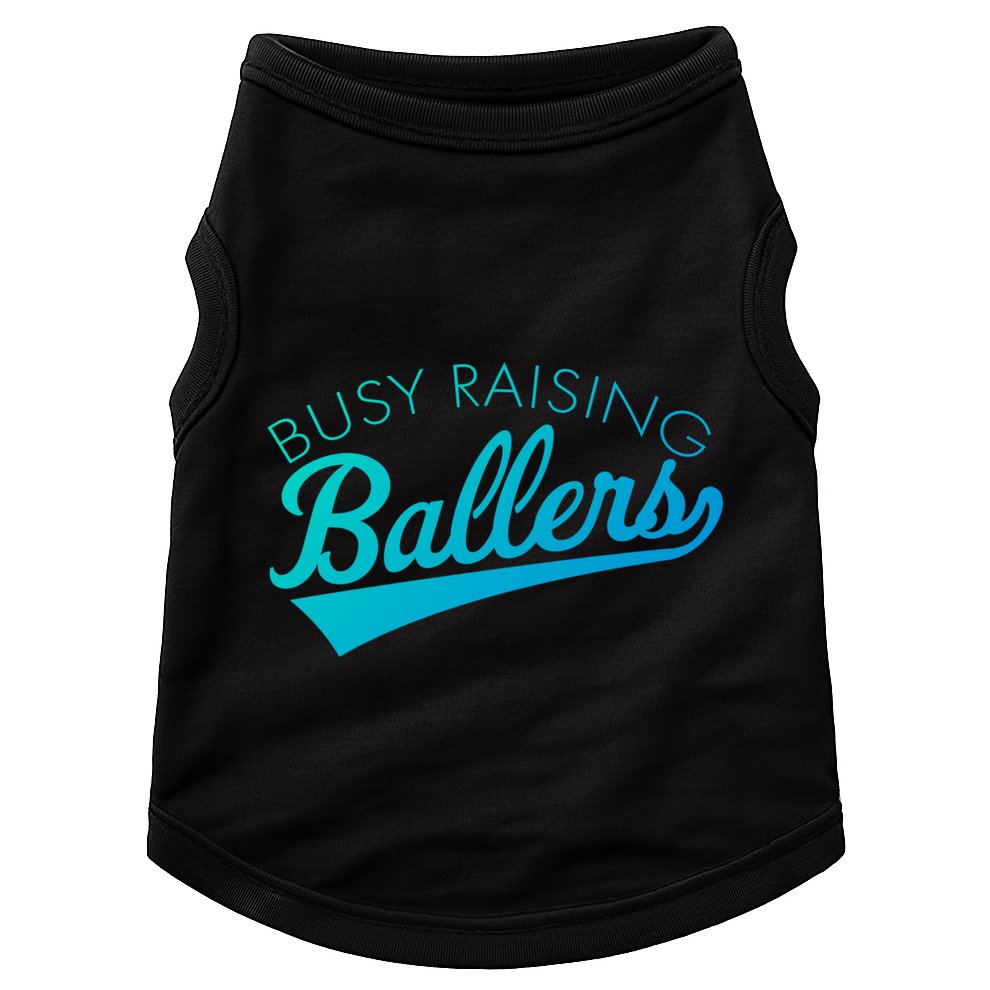 Busy Raising Ballers Baseball Mom And Parent Sports Great Gift Doggie Tank