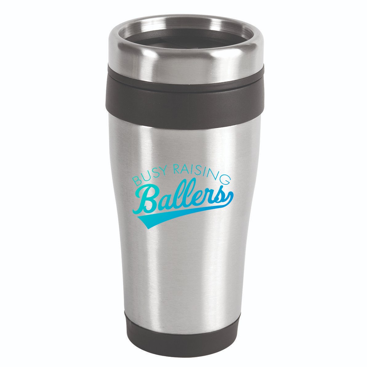 Busy Raising Ballers Baseball Mom And Parent Sports Great Gift 16oz Travel Tumbler