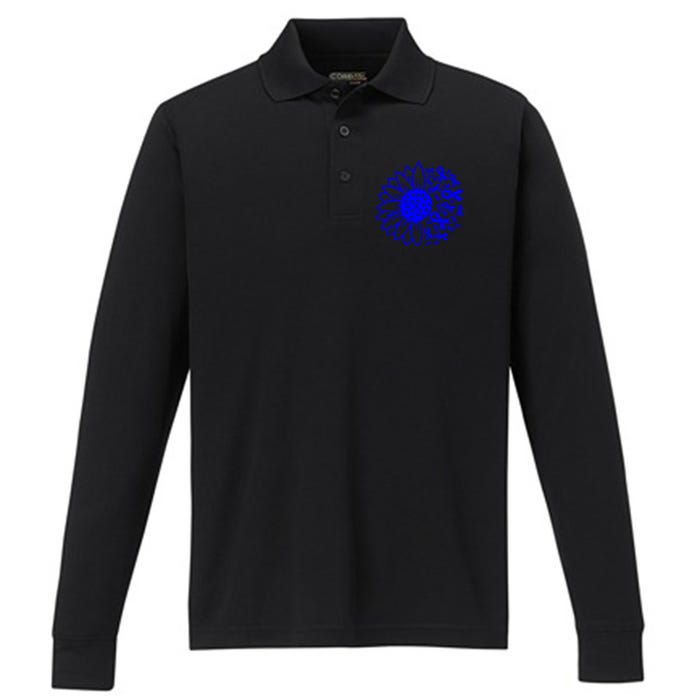 Blue Ribbon Performance Long Sleeve Polo