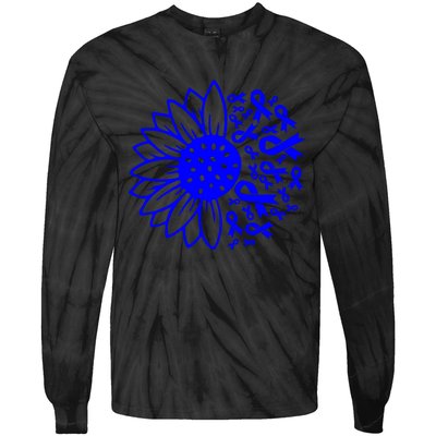 Blue Ribbon Tie-Dye Long Sleeve Shirt