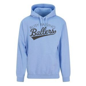 Busy Raising Ballers Baseball Mom & Parent Sports Unisex Surf Hoodie