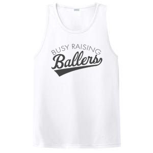 Busy Raising Ballers Baseball Mom & Parent Sports PosiCharge Competitor Tank